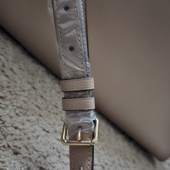 Coach Tatum Carryall Leather Women's Bag Taupe New - Picture 2 of 12